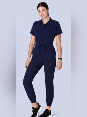 Women’s Navy Scrubs Jumpsuit